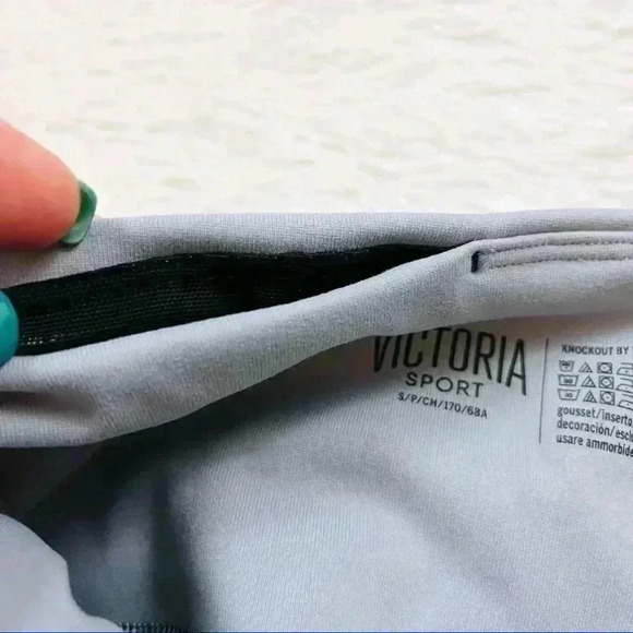 Victoria Sport Knockout Gray Thick Band Athletic Supportive Ankle Legging Size S - Picture 9 of 13